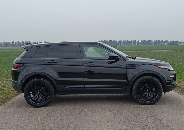 Land Rover Range Rover Evoque cena 116900 przebieg: 75000, rok produkcji 2018 z Warszawa małe 562